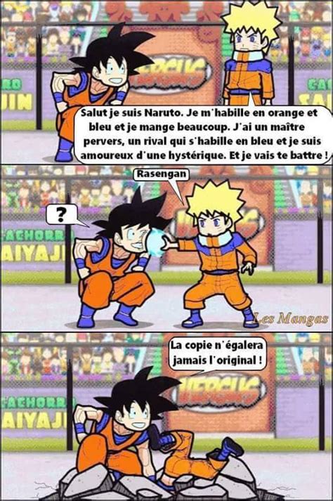 Naruto controlled the 9 tail and got the power from the sage of the six paths himself alongside sasuke. Goku vs naruto - Meme by Modox93 :) Memedroid