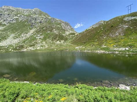 Summer Atmosphere On The Lago Dei Morti Or Lake Of The Dead Totensee In