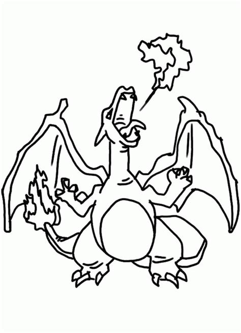 Pokemon Coloring Page Charizard Coloring Home