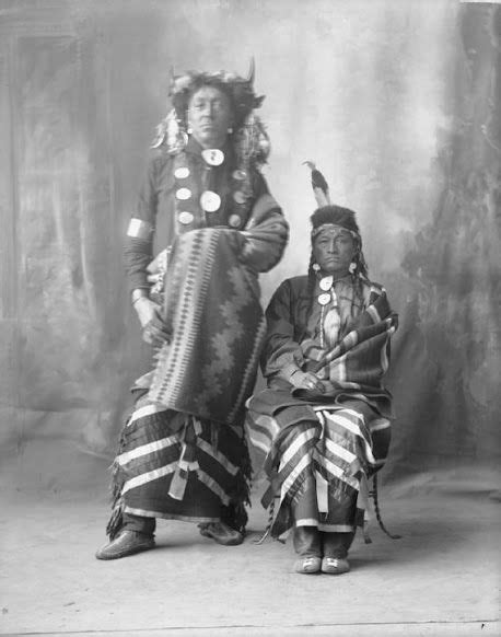 Delaware Indian Women Men Of The Assiniboine Nation 1898 No