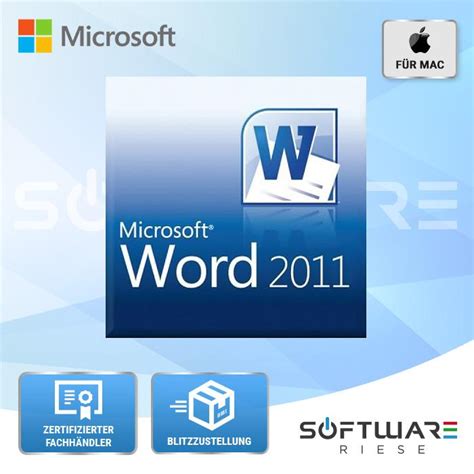 Word 2011 Für Macos ↪ Software Zu Günstigen Preisen