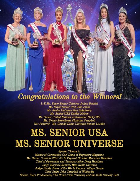 Ms Senior Universe Pageant