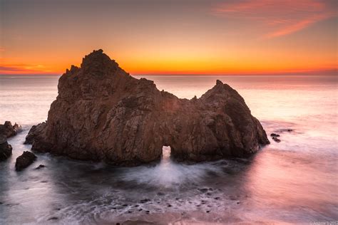 Sunset At Pfeiffer Beach California Coast Is A Beautiful R Flickr
