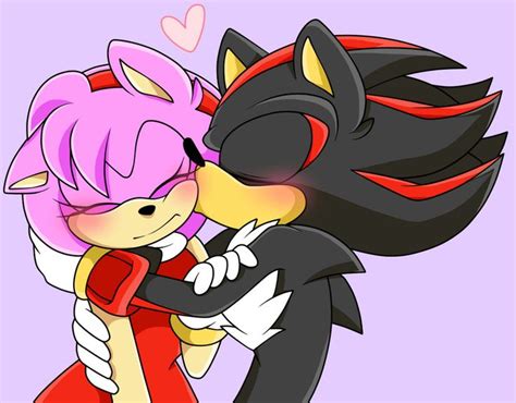Just A Kiss Sonic And Shadow Shadow And Amy Shadow The Hedgehog