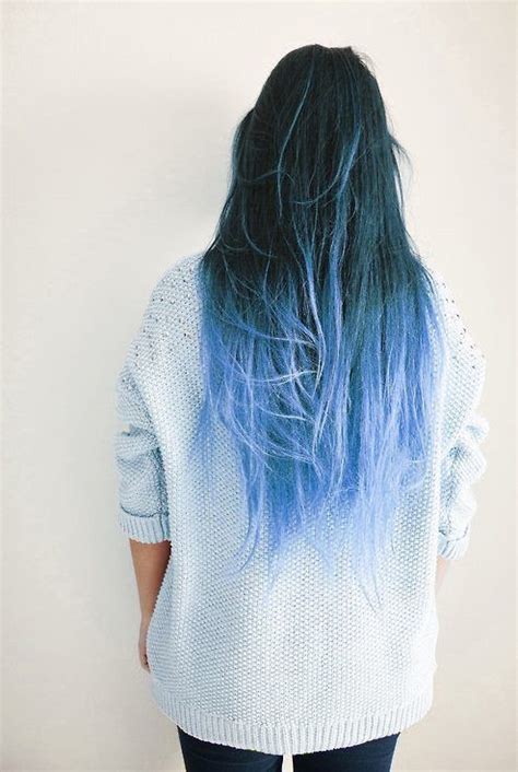 Pin By Jesse Colley On Hairstyle Blue Ombre Hair Hair Styles Dye My