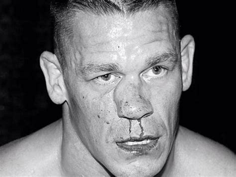 John Cena Nose Wwe Star Suffers Horrific Broken Nose In Raw Main Event