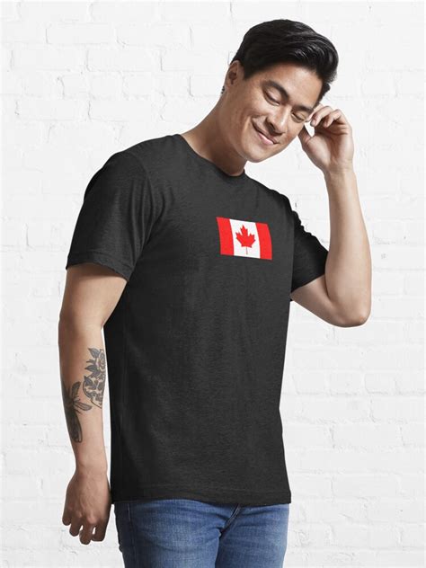 Canadian Flag National Flag Of Canada Maple Leaf T Shirt Sticker T Shirt For Sale By