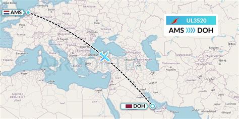 Ul3520 Flight Status Srilankan Airlines Amsterdam To Doha Alk3520
