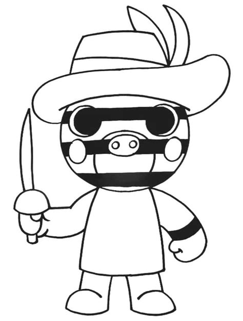 Piggy Roblox 7 Coloring Page Free Printable Coloring Pages For Kids