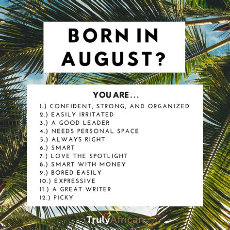Are You An August Baby Here Are The 12 Unbelievable Traits Of People