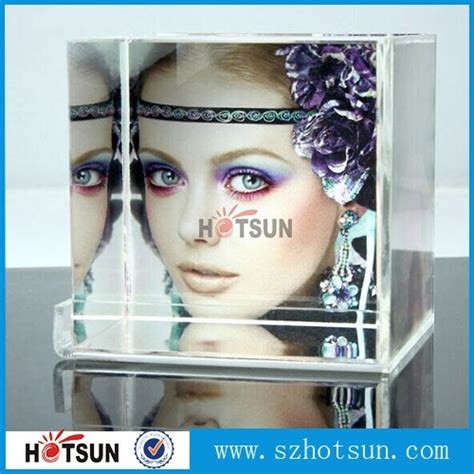 hot item acrylic photo frame luicte picture holder perspex photo stand sexy acrylic cube photo