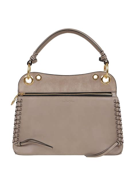 See By Chloé Ellie Structured Leather Bag In Light Grey ModeSens