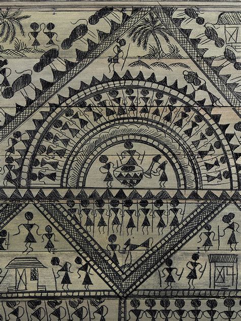 Tribal Warli Figures Exotic India Art