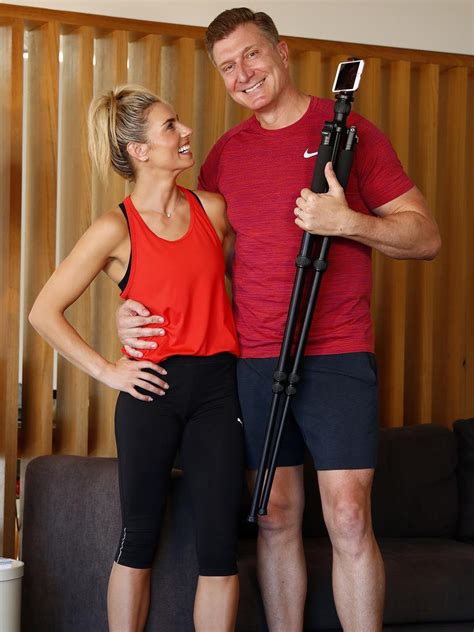 Red Wiggle Simon Pryce Helps Wife Create At Home Workouts Daily Telegraph