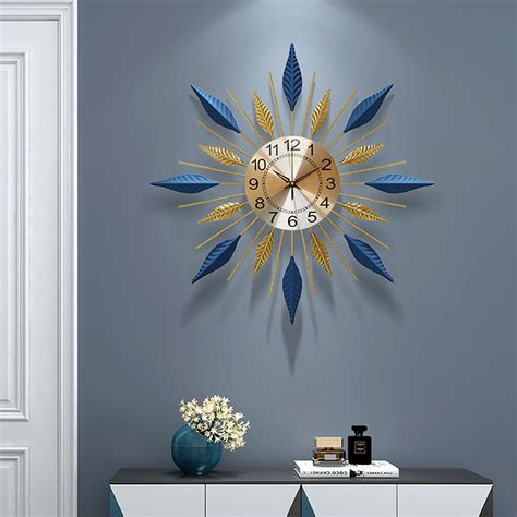 Large Creative Decorative Wall Clock For Living Room Ttandmm Home