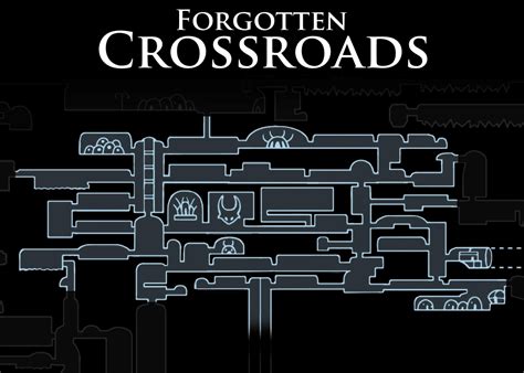 文件forgotten Crossroads Map Cleanpng 空洞骑士中文维基 灰机wiki