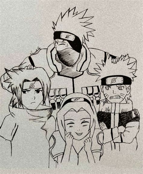 Naruto Kakashi Sasuke Sakura By Namrata Sakura And Sasuke Naruto