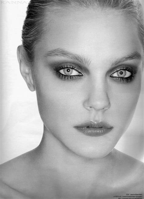 Classy And Fabulous Makeup Inspiration Editorial Jessica Stam Beauty