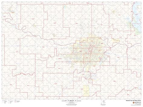 Shawnee Zip Code Map Kansas Shawnee County Zip Codes