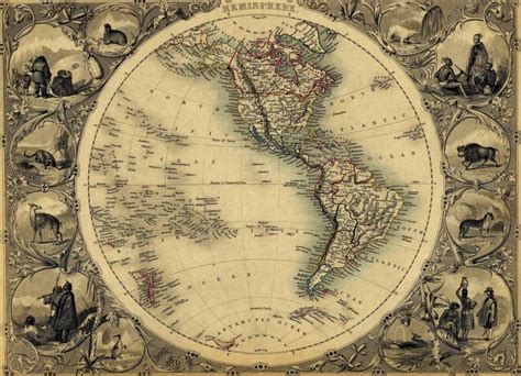 Mapa Del Mundo Antiguo Vintage Wall Art Map Antique Maps