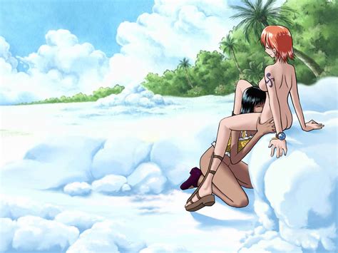 Nami And Nico Robin One Piece Danbooru