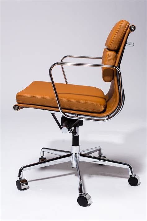 For some people the rather than rolling or rocking, the chair wobbles just enough to thoroughly exercise your core. CH610 Halpert Brown Leather Rolling Desk Chair Prop Rental ...
