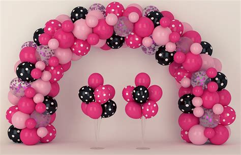 Minnie Mouse Balloon Arch Kit Balloon Garland Kit With 2 Extra Etsy