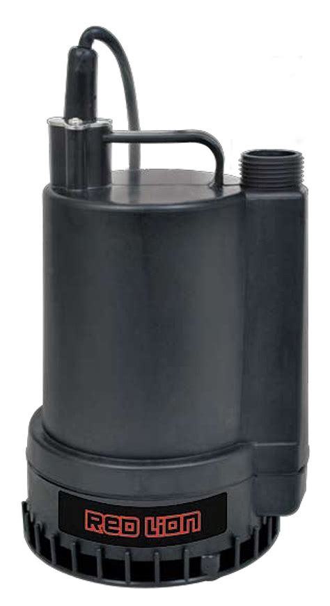 Hp Red Lion Rl Mp Gph Hp Thermoplastic Submersible Utility Pump Amazon In