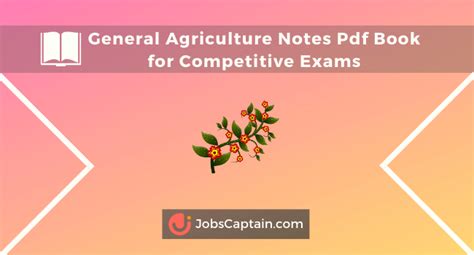 Pdf General Agriculture Notes for All competitive Exams ...