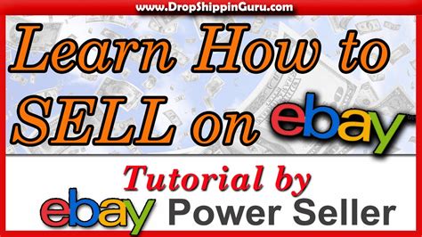 How To Sell On Ebay Beginners Tutorial Tips And Tricks Very