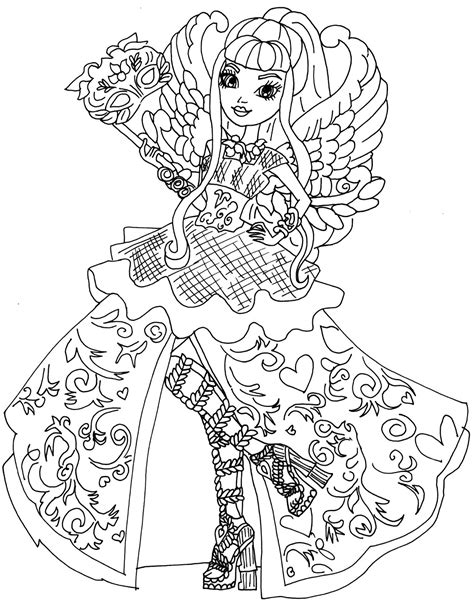 Fairy tales, animated films, flowers, anime, training coloring pages, nature, vegetables and fruit, cars, trees, animal, etc. Ever After High Dragon Games Coloring Pages at GetColorings.com | Free printable colorings pages ...