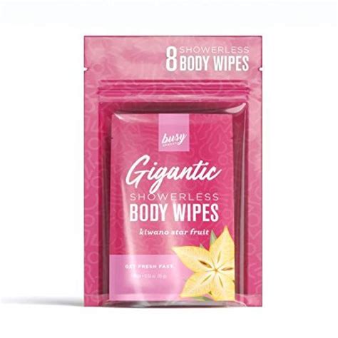 Busy Beauty Gigantic Body Wipes Showerless Cleaning Plant Based