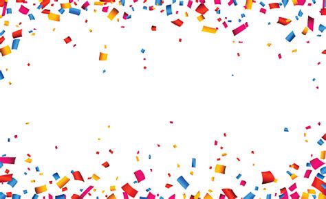 Confetti Celebration Frame Background Stock Illustration Download