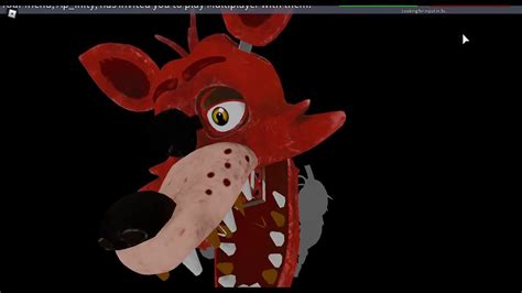 First Foxy Jumpscare Fnaf Support Requested Roblox Youtube