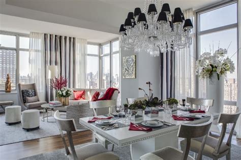 Azure Penthouse Transitional Dining Room New York By James