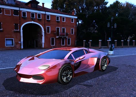 3d Model Realtime Lamborghini Sports Car Cgtrader