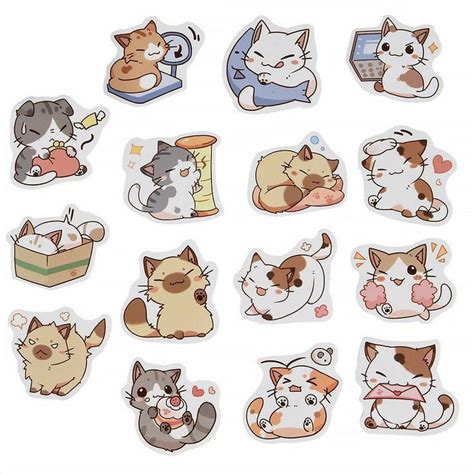 Anime Stickers Kawaii Stickers Cat Stickers Free Stickers Cute