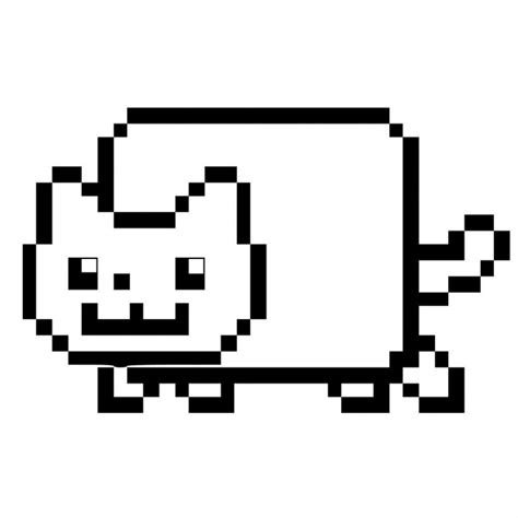 Printable Nyan Cat Coloring Pages 101 Activity