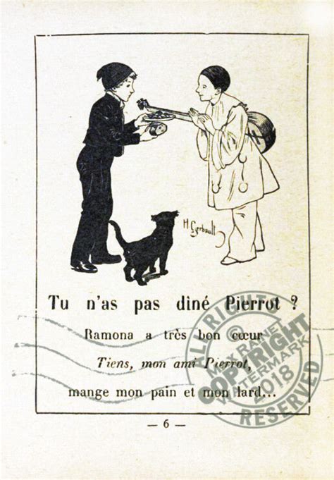 Henri Gerbault 1899 Abc De Pierrot French Language Pantomime Comedy