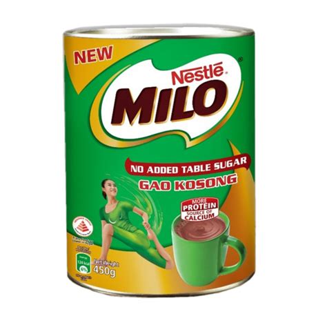 Milo Gao Kosong Instant Chocolate Malt Drink Powder - Case