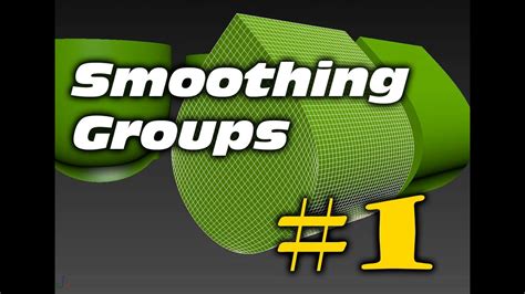 Группы сглаживания Часть 1 Smoothing Groups в 3ds Max Youtube