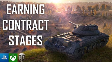 Earning Contract Stages World Of Tanks Modern Armor Wot Console