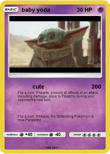 We did not find results for: Pokémon baby yoda 183 183 - cute - My Pokemon Card