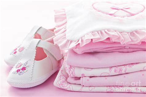 Pink Baby Clothes For Infant Girl Photograph By Elena Elisseeva