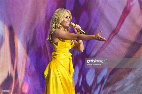 German Singer Helene Fischer Performs Live During A Concert At The Editorial News High Res