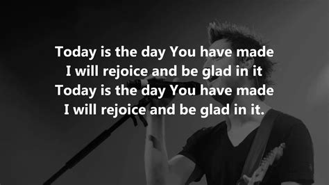 Today Is The Day Lincoln Brewster Lyrics Youtube