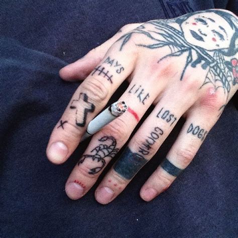 Meaningful Finger Tattoos For Men Words Best Tattoo Ideas