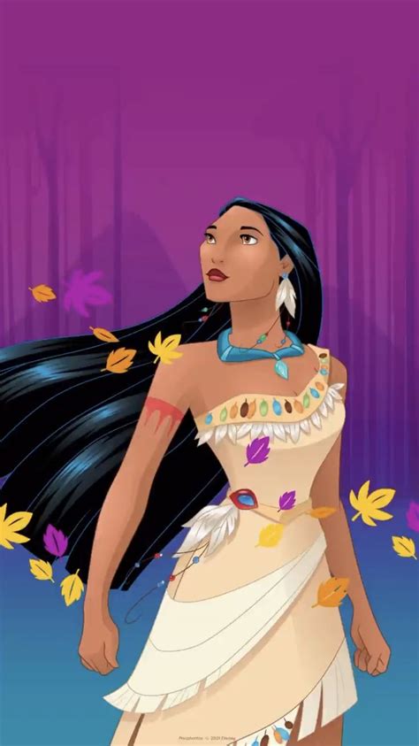 Pocahontas Autumn Wallpaper Fondo de pantalla de Pocahontas en otoño Disney princess