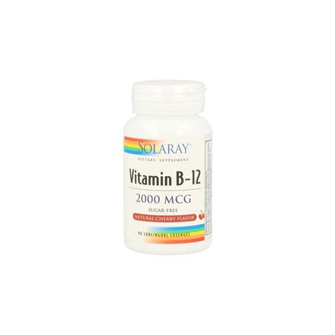 Vitamina B12 2000 Mcg Solaray 90 Comp