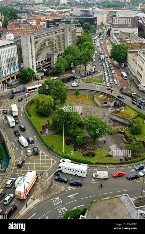 Aerial Traffic Roundabout England Hi Res Stock Photography And Images